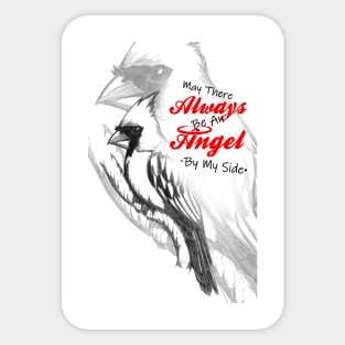 Cardinal - May There Always Be An Angel By My Side Sticker